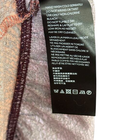 Anthropologie Size M Colima Tiered Snake Print Maxi Dress Purple Rust Hippy Boho - Picture 8 of 9